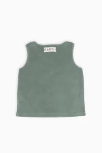 Baby Organic Cotton Terry Towel Tank Top – Sage Green | Centre Commercial