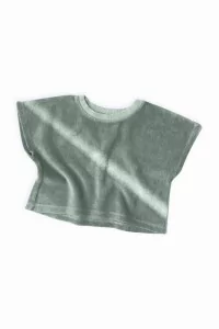 Cropped Sweatshirt Baby Organic Cotton Earth The Archive – Sage Green | Centre Commercial