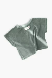Cropped Sweatshirt Baby Organic Cotton Earth The Archive – Sage Green | Centre Commercial