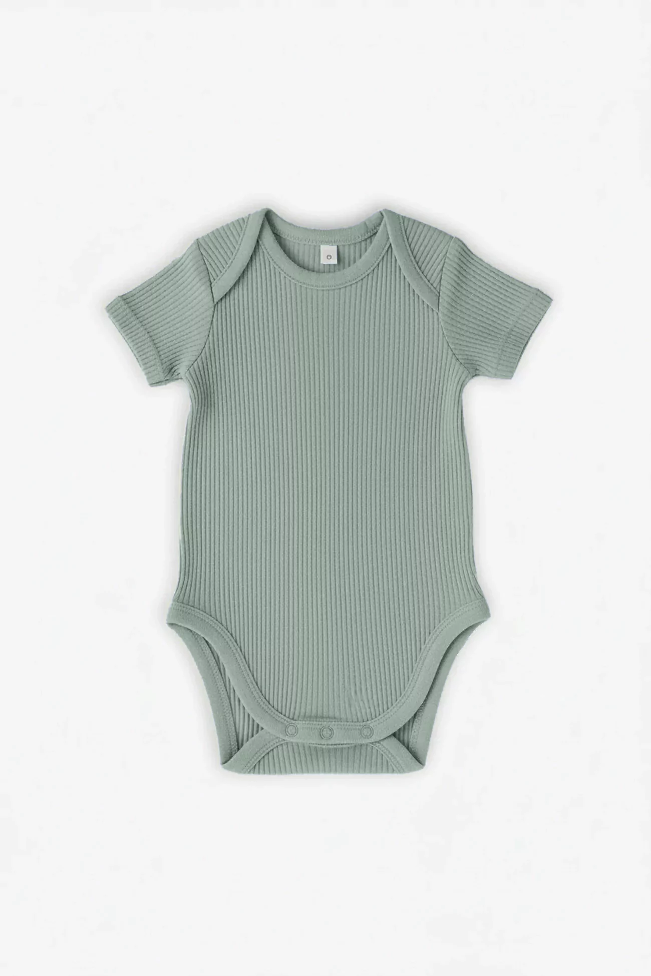 Organic Cotton Baby Bodysuit Short Sleeve – Sage Green | Centre Commercial