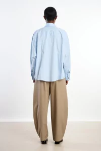 Oversized Cotton Shirt Women Cordera – Light Blue | Centre Commercial