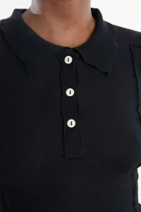 Baserange Omato Polo Organic Cotton – Black | Centre Commercial