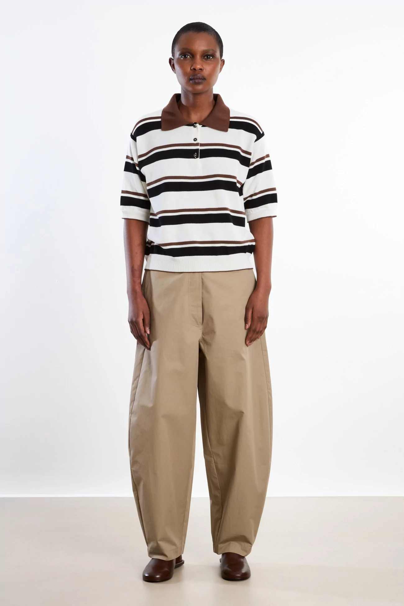 Organic Cotton Striped Polo Women Cordera – Stripes | Centre Commercial