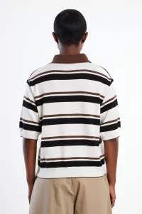 Organic Cotton Striped Polo Women Cordera – Stripes | Centre Commercial