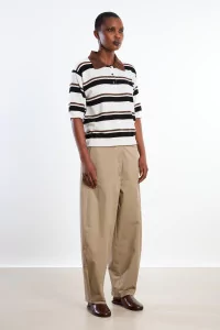 Organic Cotton Striped Polo Women Cordera – Stripes | Centre Commercial