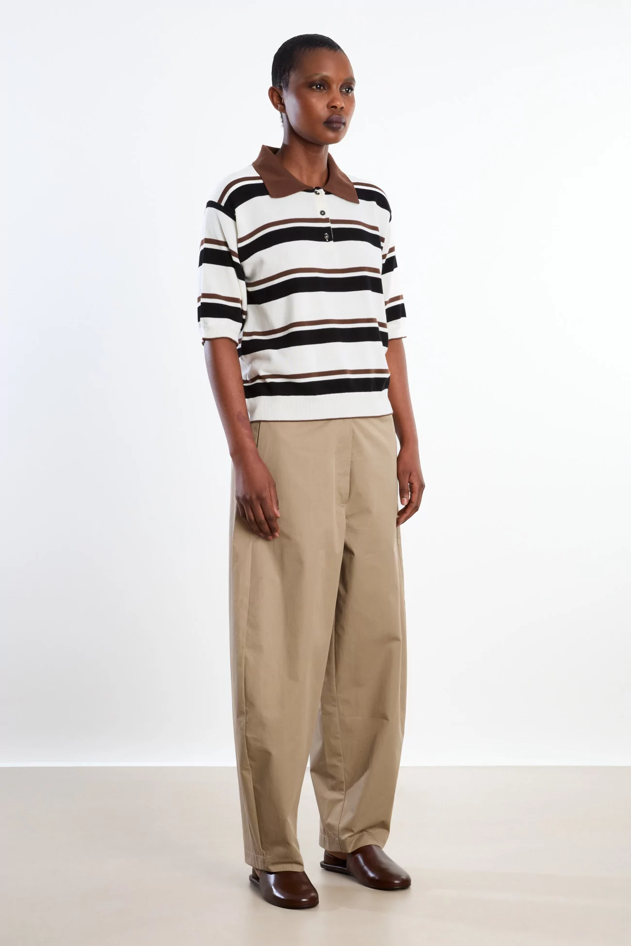 Organic Cotton Striped Polo Women Cordera – Stripes | Centre Commercial