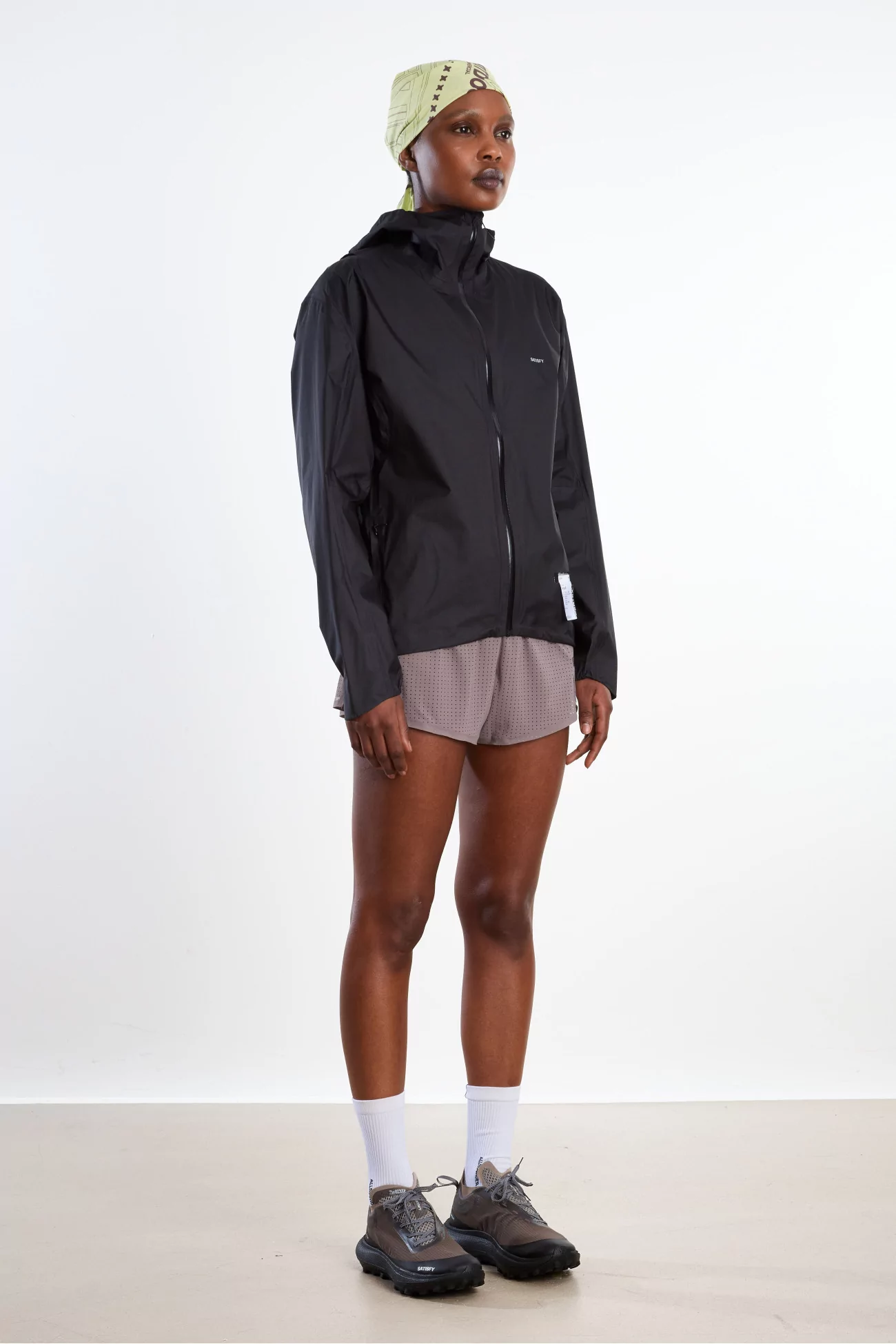 Satisfy Pertex 3L Fly Rain Jacket Women – Black | Centre Commercial