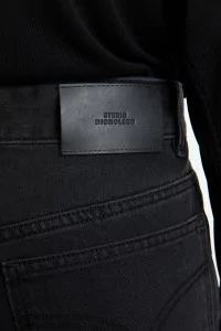 Barra Denim Pant Women Studio Nicholson – Faded Black Wash | Centre Commercial