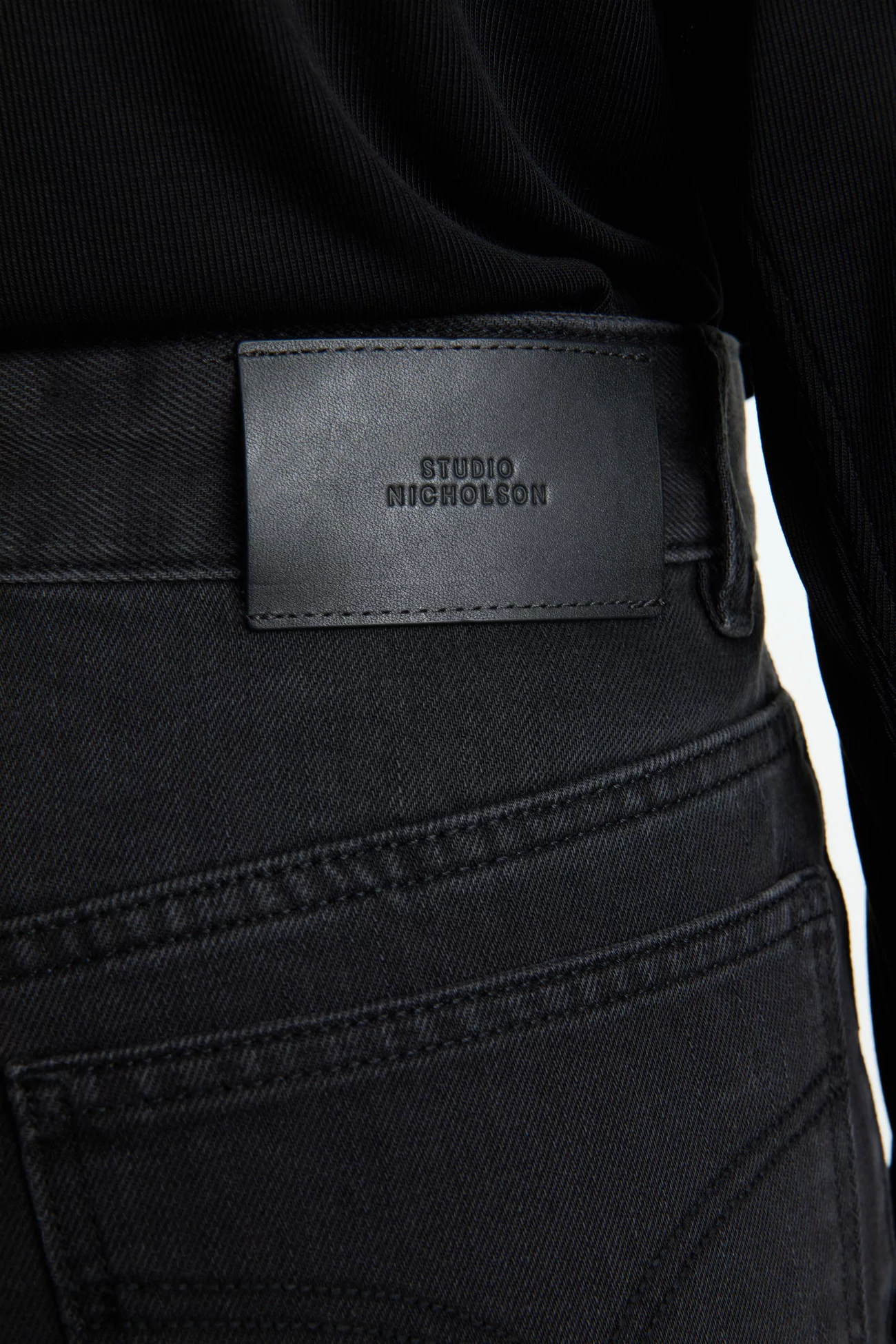 Barra Denim Pant Women Studio Nicholson – Faded Black Wash | Centre Commercial