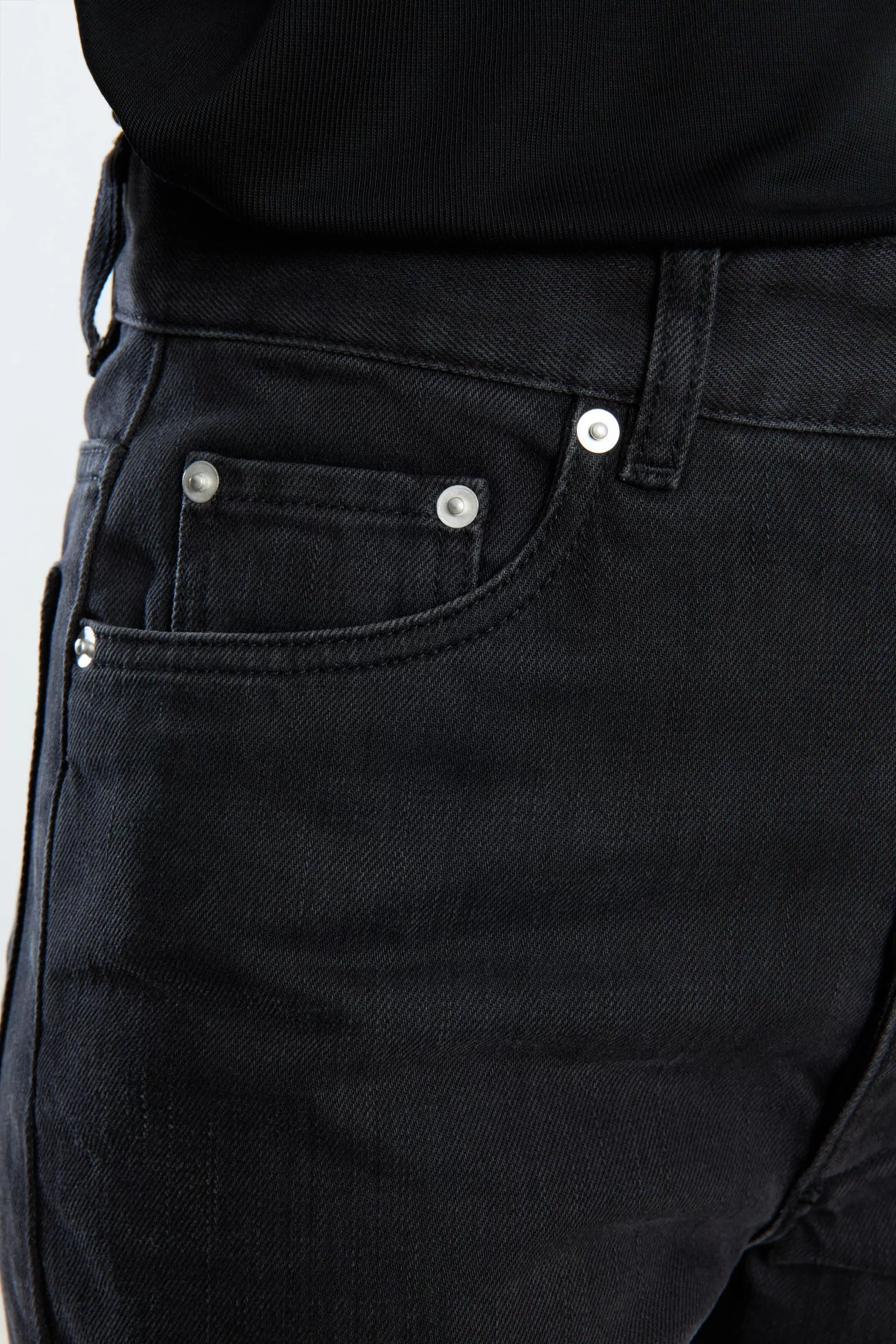Barra Denim Pant Women Studio Nicholson – Faded Black Wash | Centre Commercial