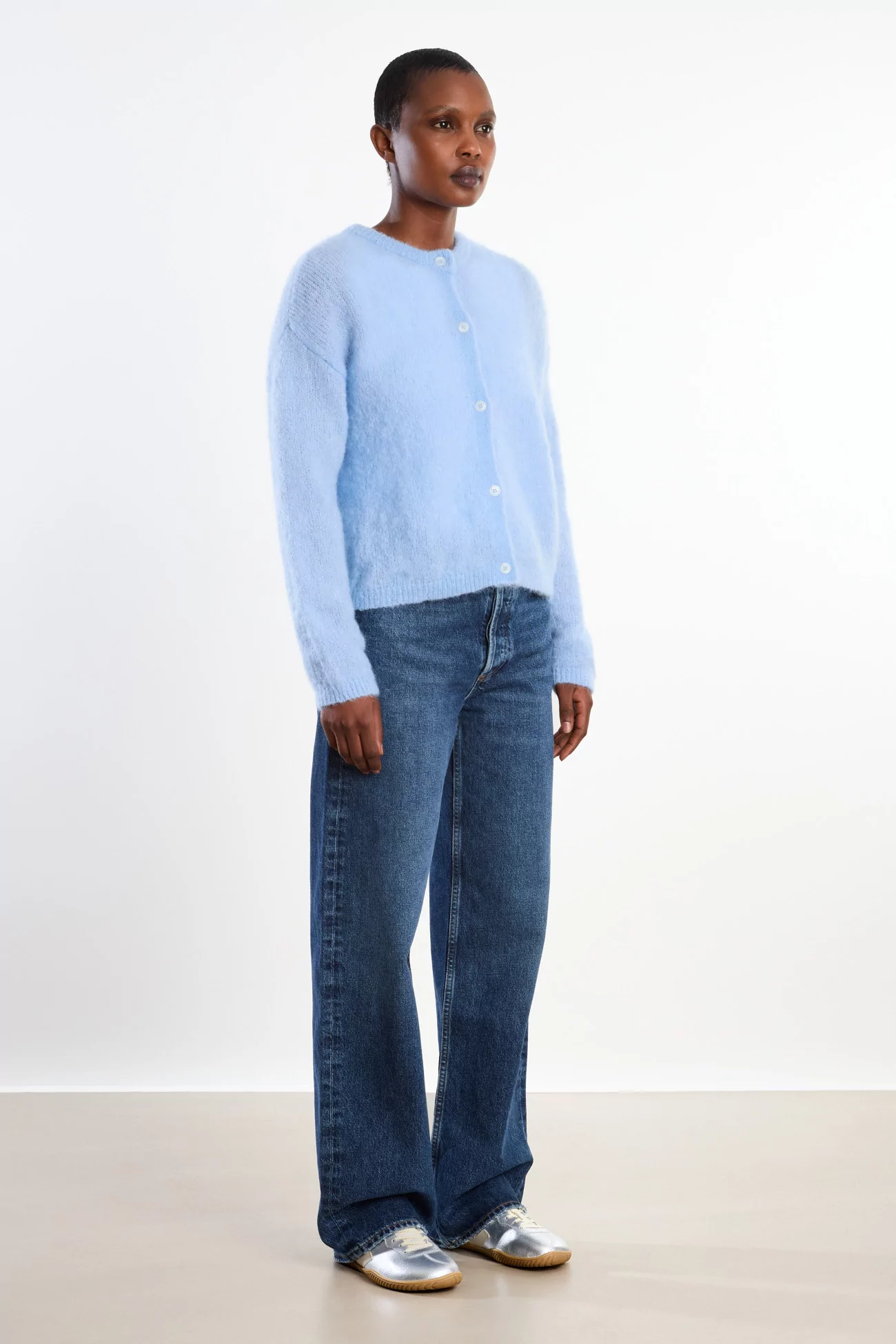 Surprise Olivia Mohair Cardigan Women – Sky Blue | Centre Commercial
