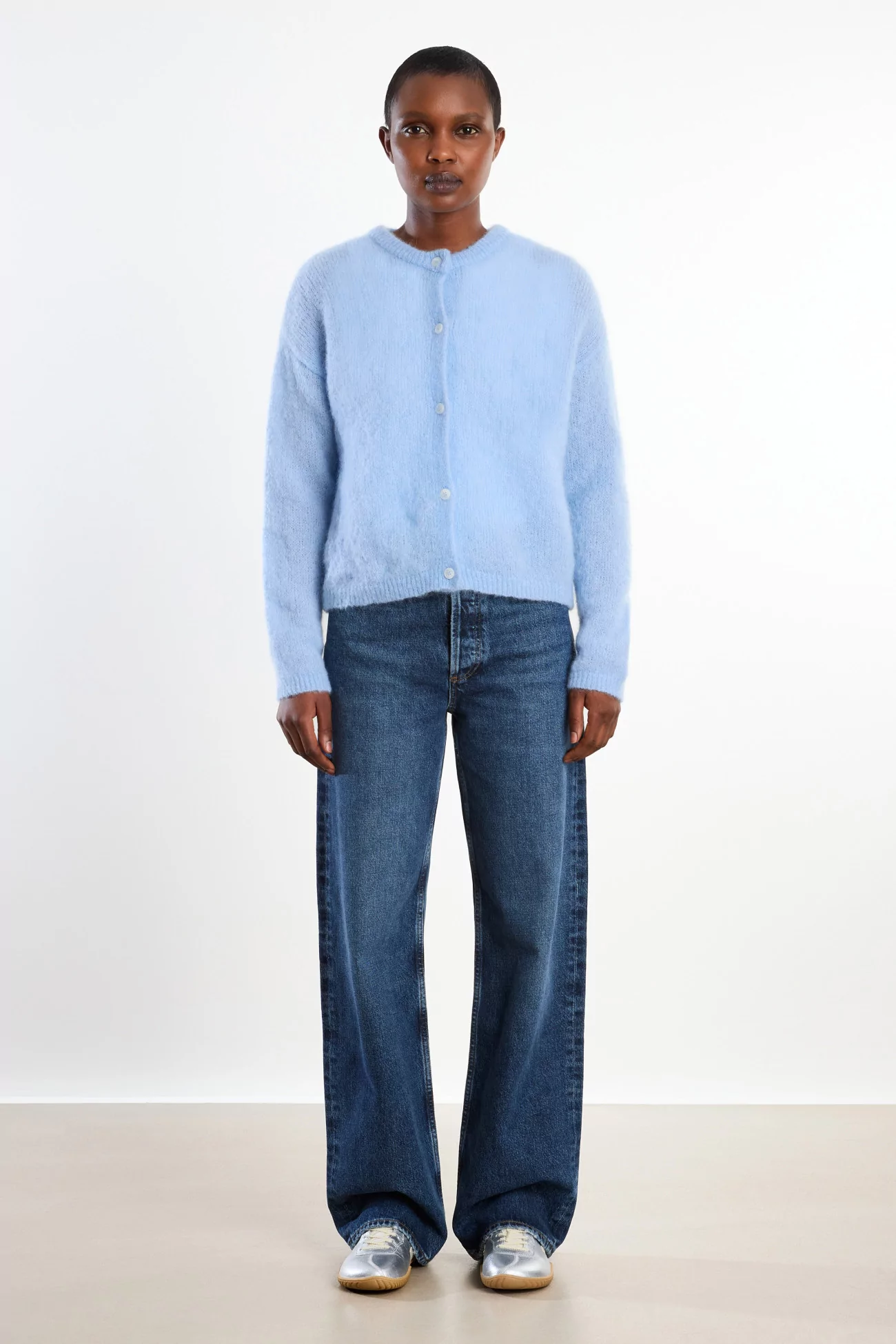 Surprise Olivia Mohair Cardigan Women – Sky Blue | Centre Commercial