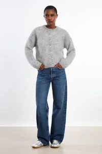 Surprise Olivia Mohair Cardigan Women – Grey | Centre Commercial