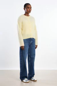 Surprise Olivia Mohair Cardigan Women – Light Yellow | Centre Commercial