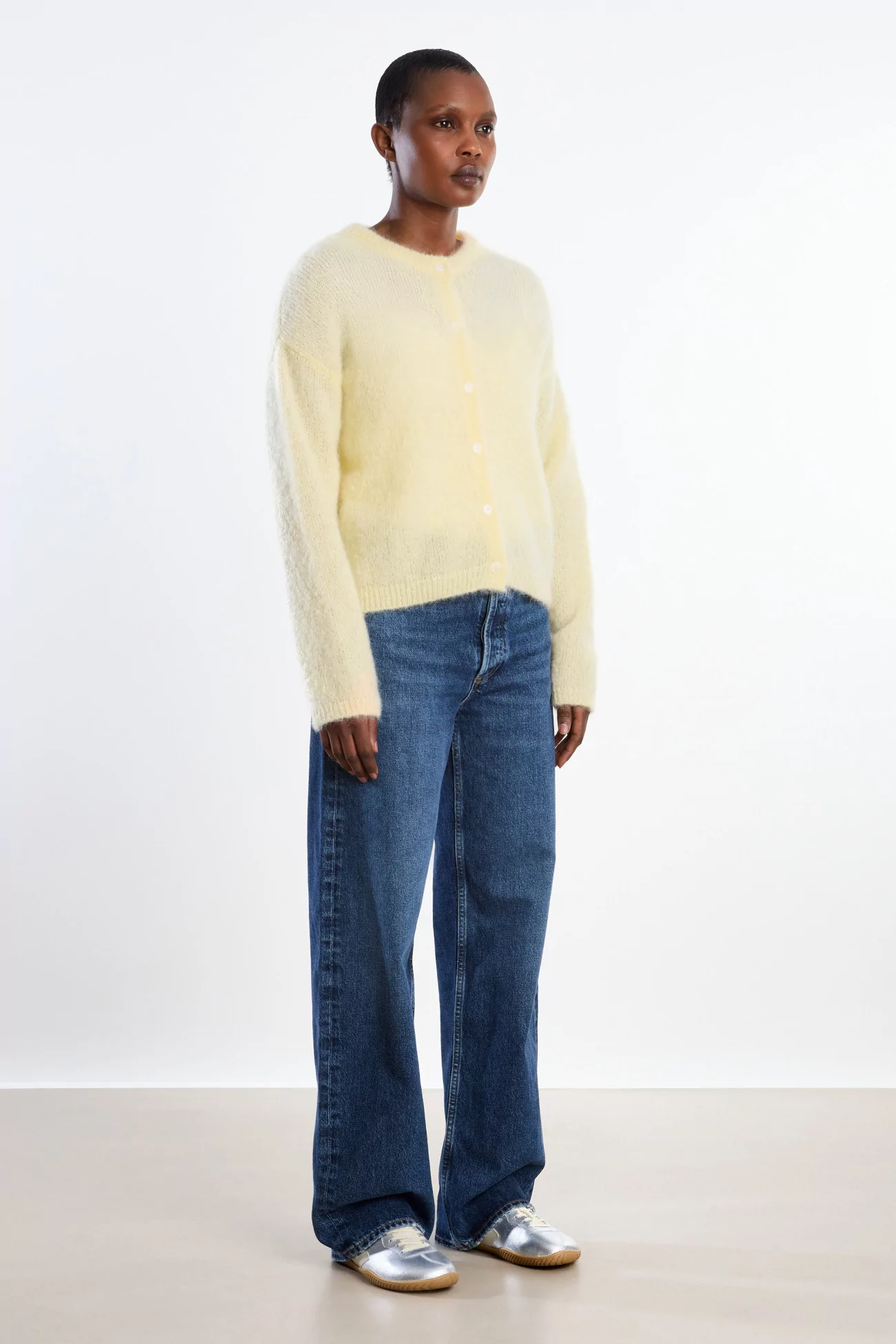 Surprise Olivia Mohair Cardigan Women – Light Yellow | Centre Commercial