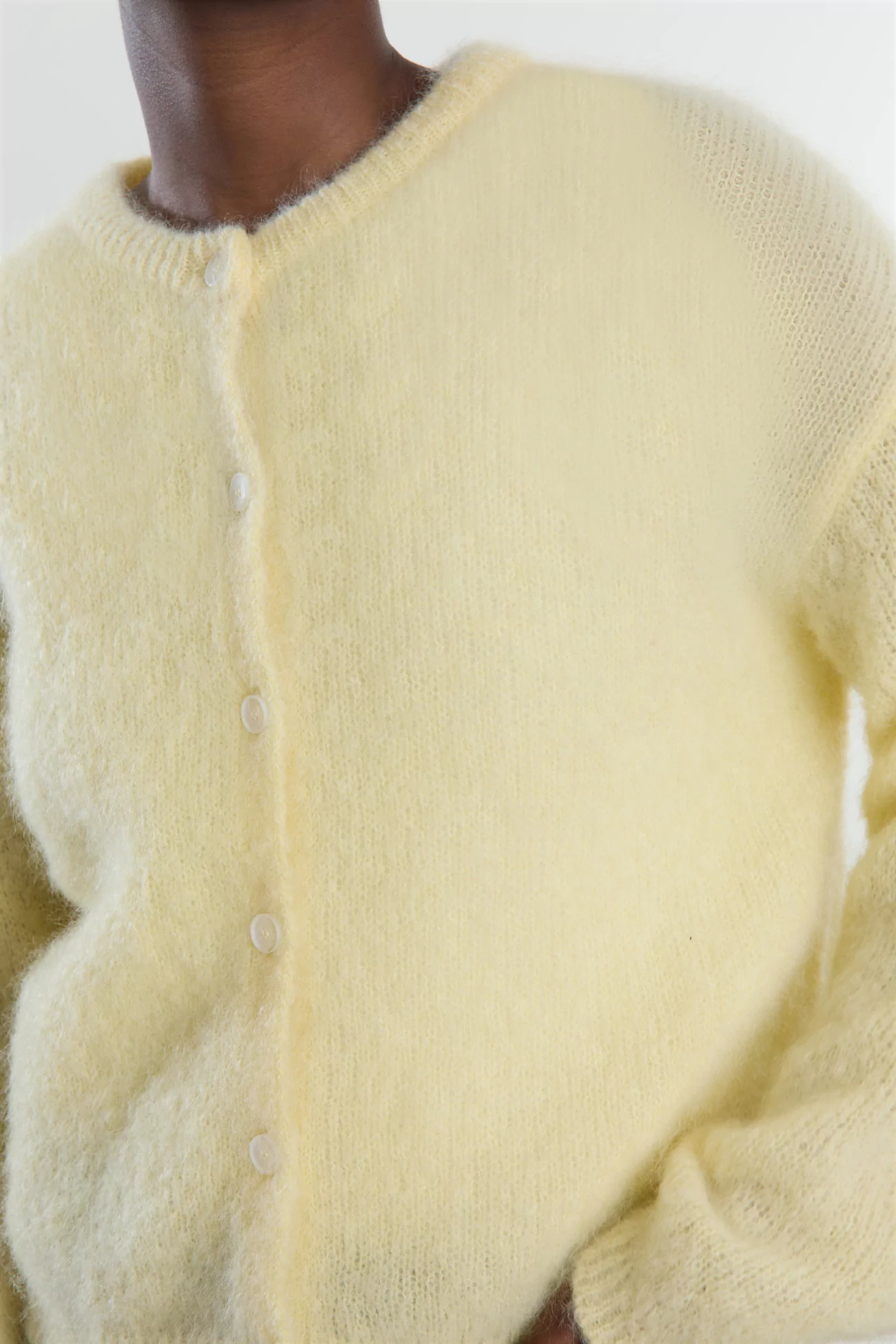 Surprise Olivia Mohair Cardigan Women – Light Yellow | Centre Commercial