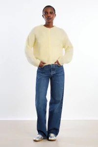 Surprise Olivia Mohair Cardigan Women – Light Yellow | Centre Commercial