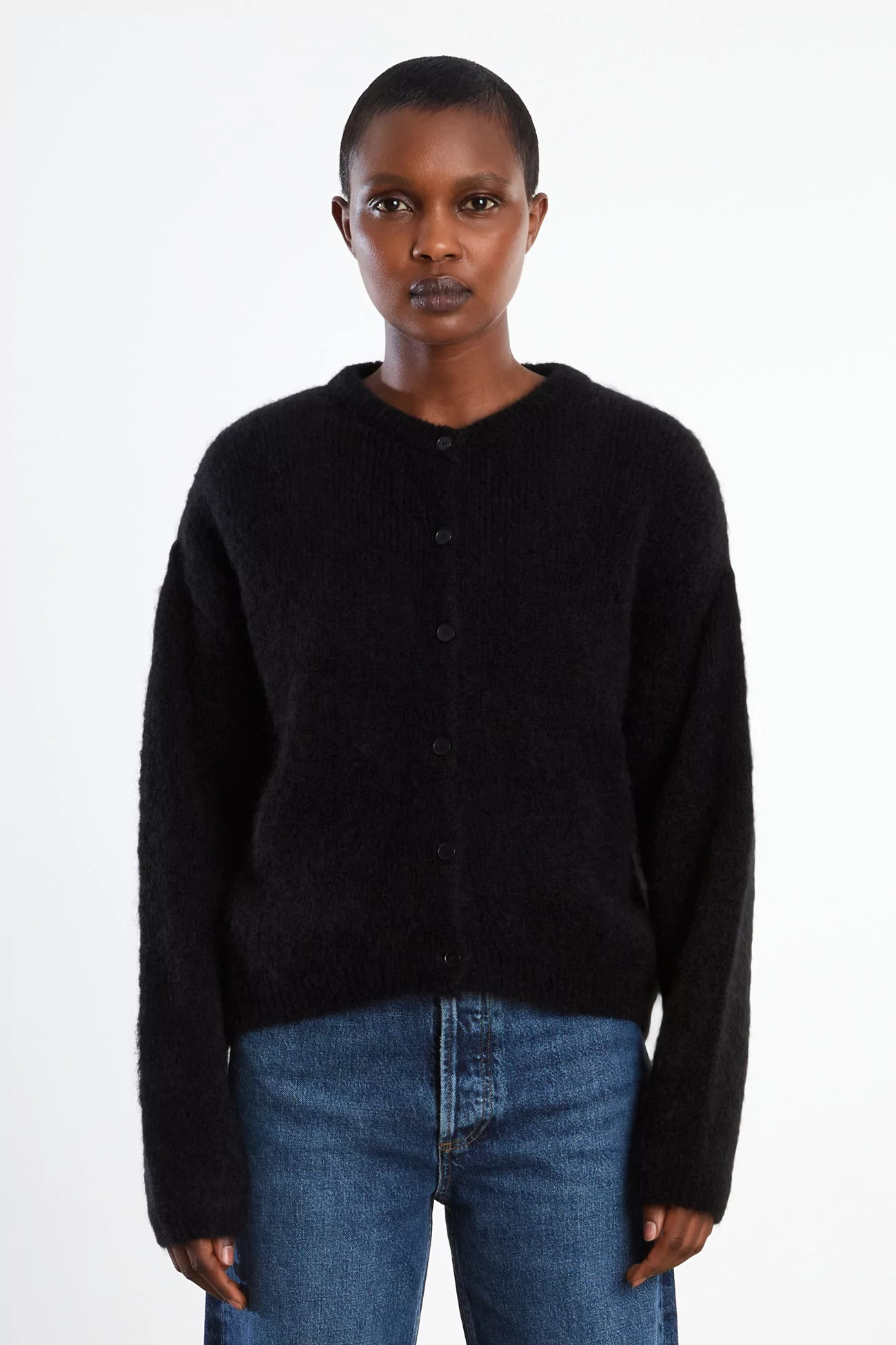 Surprise Olivia Mohair Cardigan Women – Black | Centre Commercial