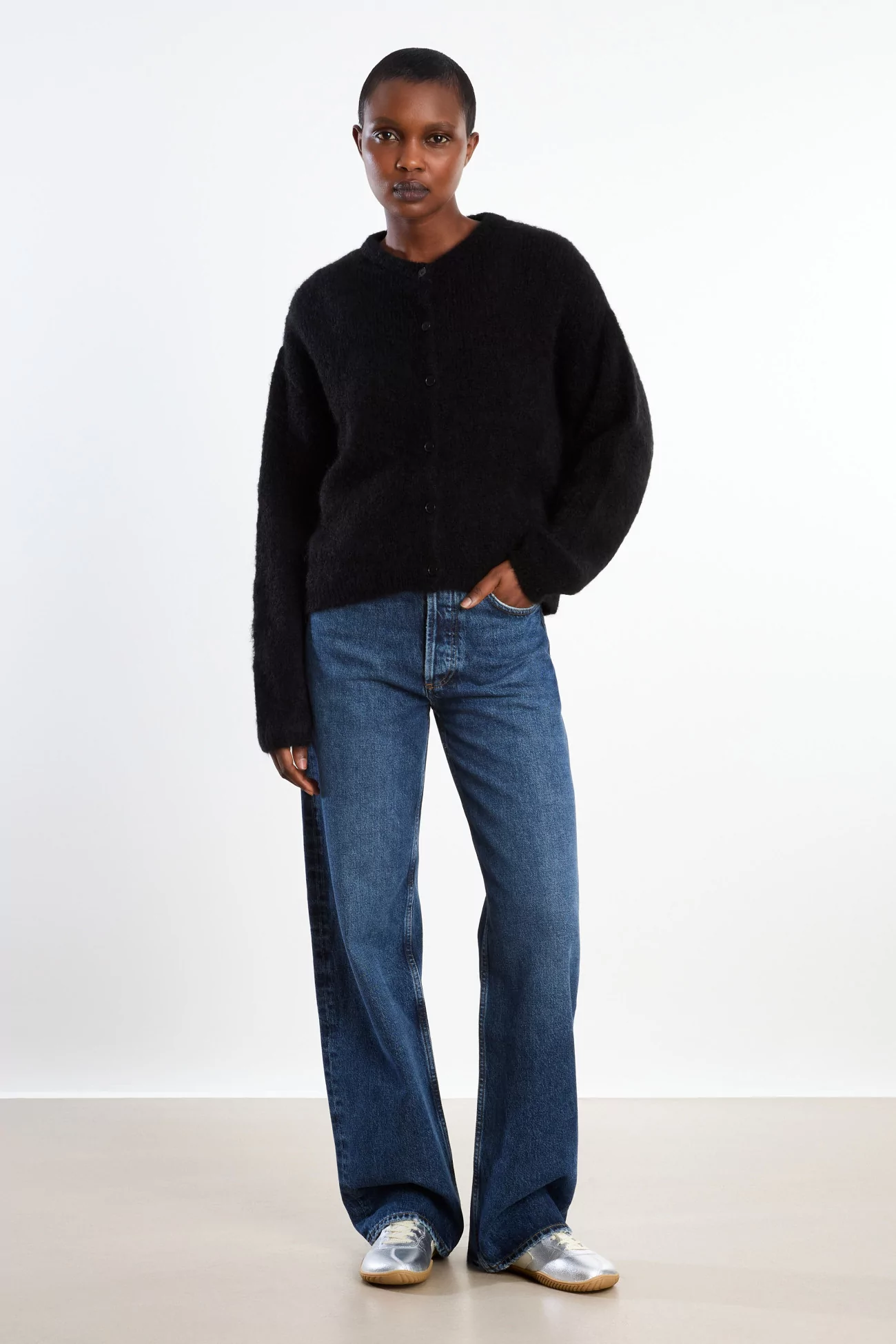 Surprise Olivia Mohair Cardigan Women – Black | Centre Commercial