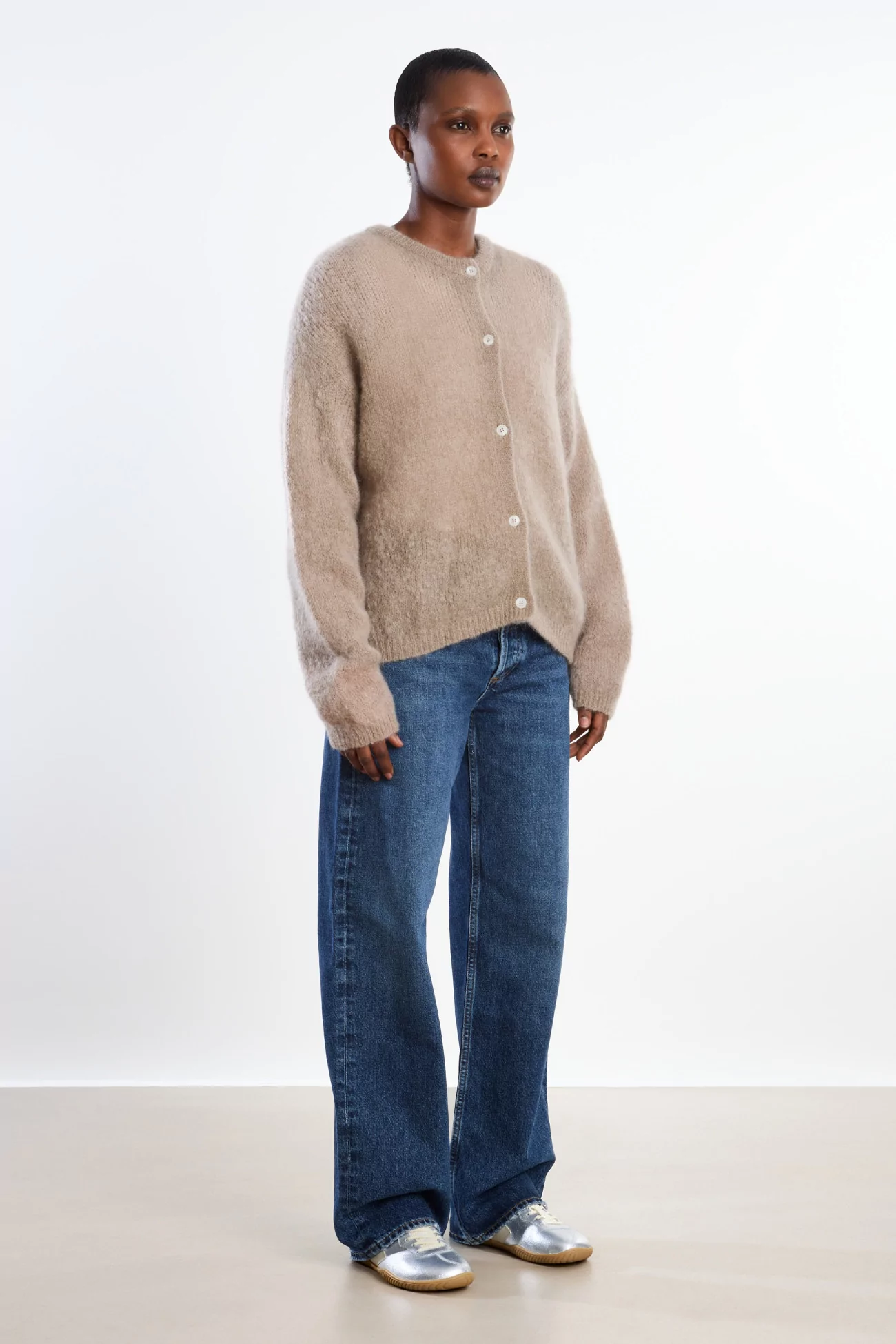 Surprise Olivia Mohair Cardigan Women – Taupe | Centre Commercial