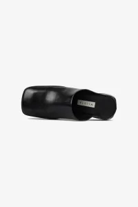 Miista Amoy Leather Mules Women – Black | Centre Commercial