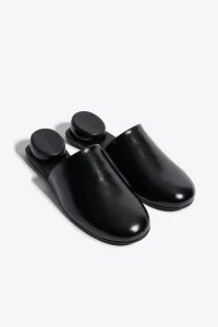 Estructura Calfskin Mule Women Cordera – Black | Centre Commercial
