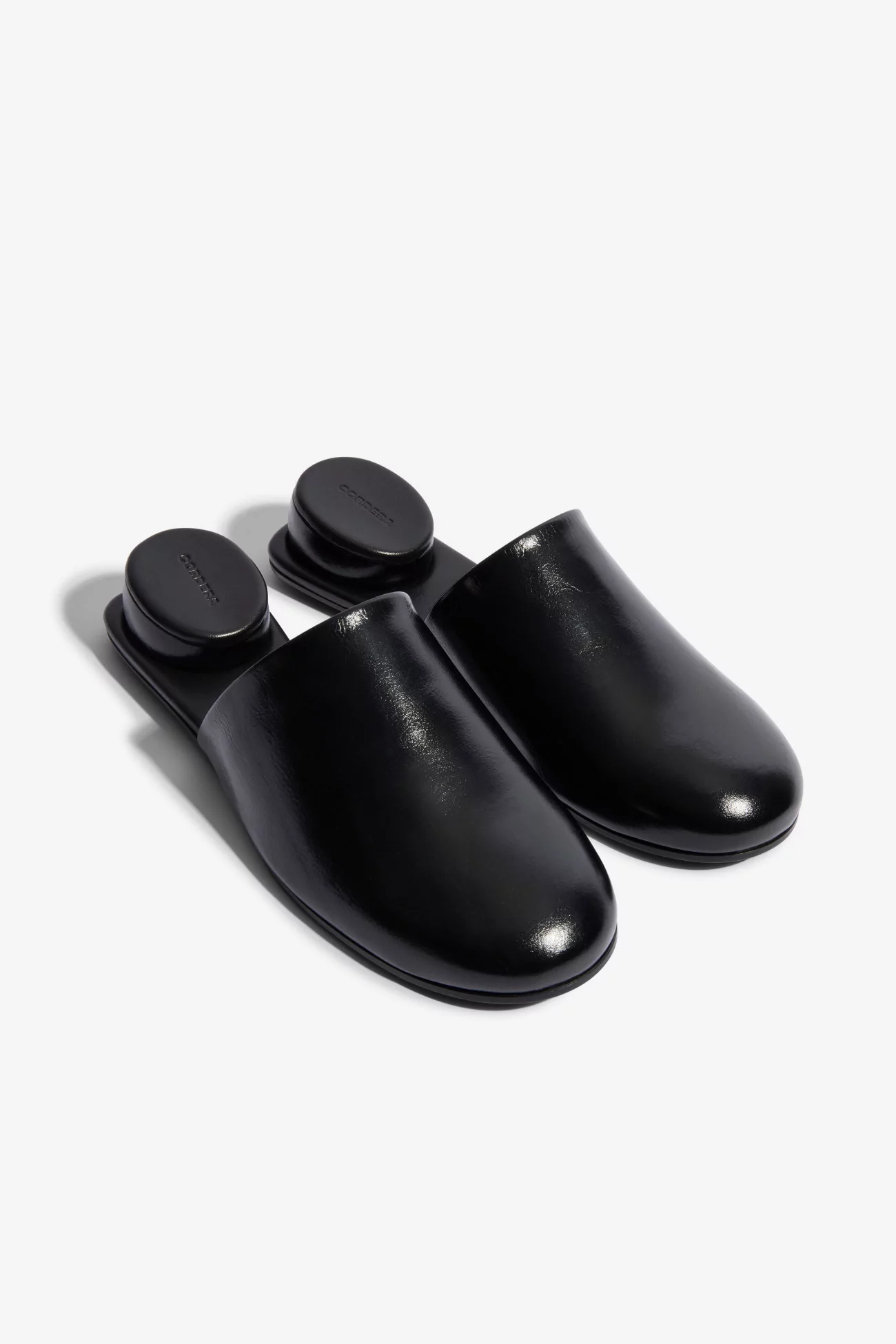 Estructura Calfskin Mule Women Cordera – Black | Centre Commercial