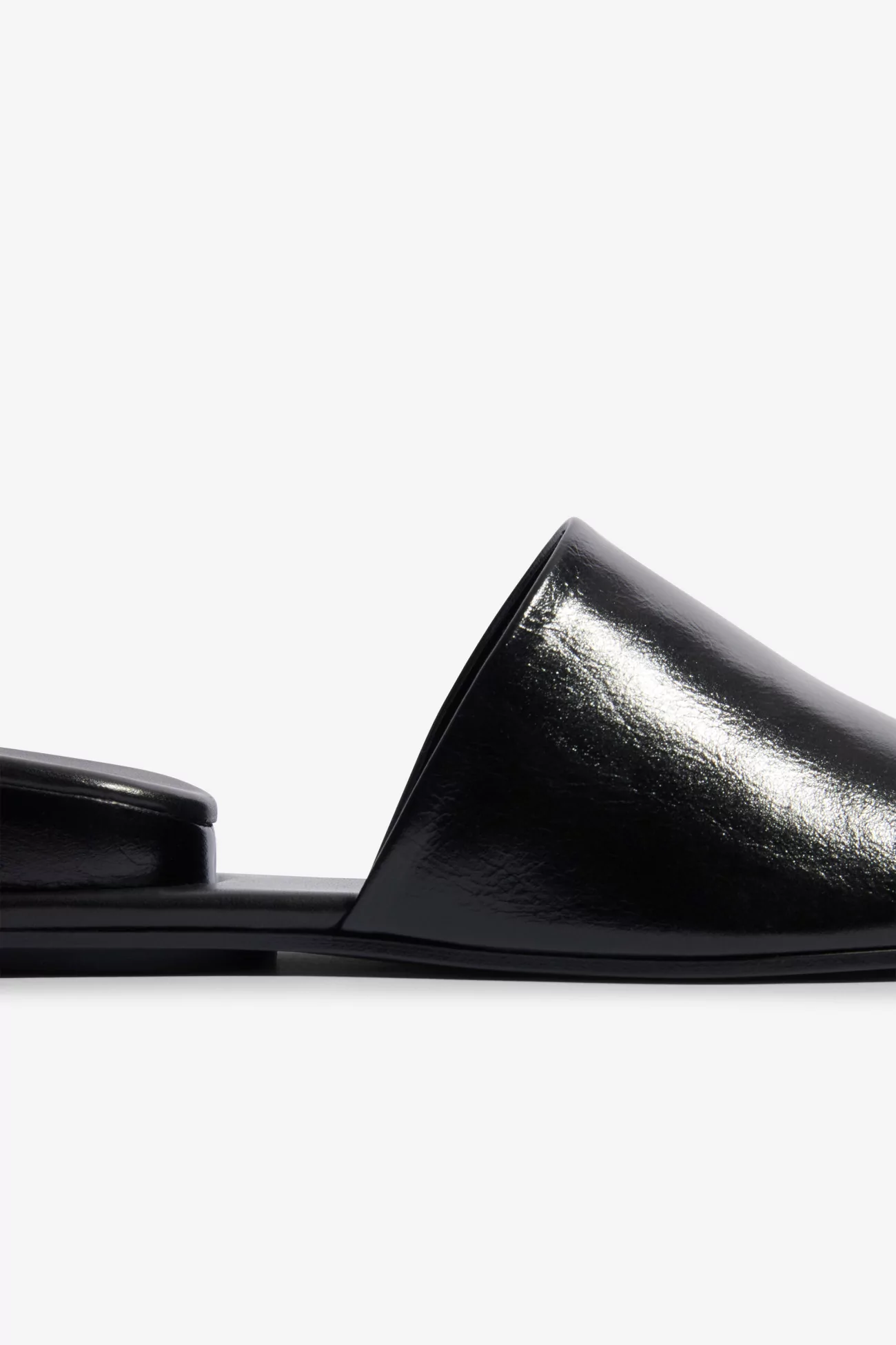 Estructura Calfskin Mule Women Cordera – Black | Centre Commercial