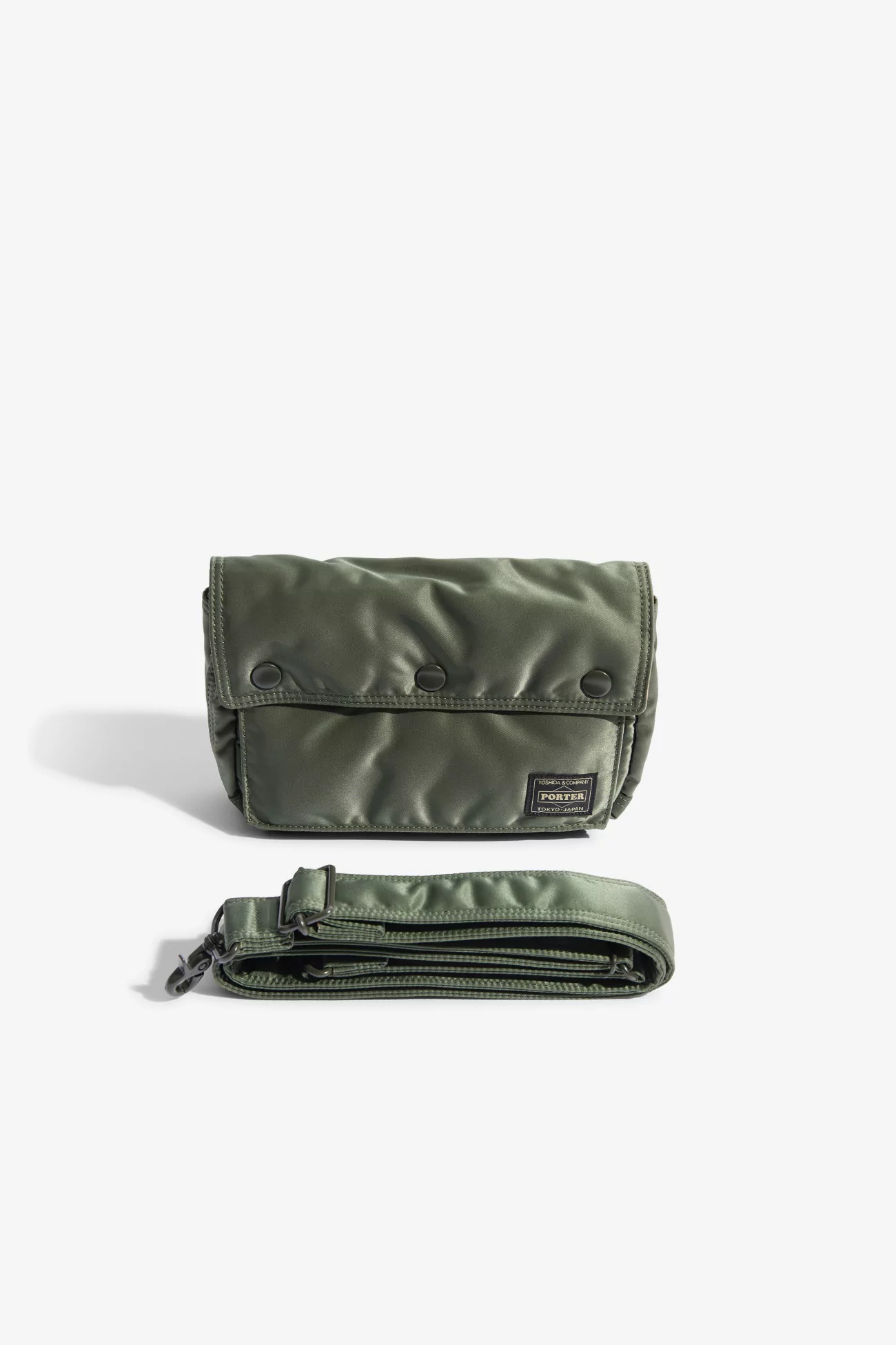 Porter Yoshida Tanker Envelope Bag – Sage Green | Centre Commercial