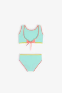 Kids Anti-UV Bikini Baïnes Withney – Turquoise | Centre Commercial