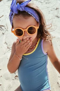 Baines Pam Kids UV One-Piece Swimsuit – Teal | Centre Commercial