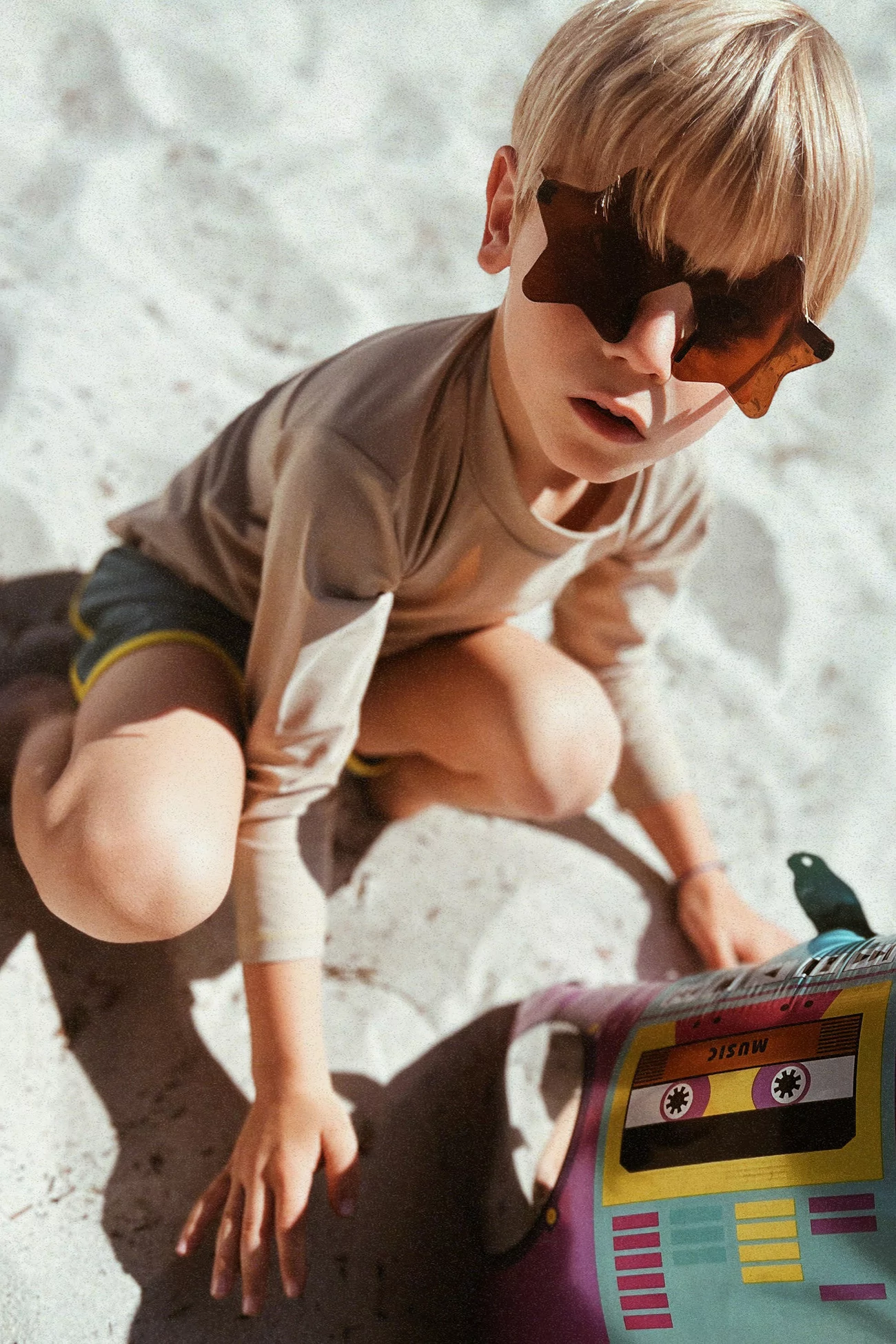 Baines Papaya Kids UV T-shirt – Sable | Centre Commercial