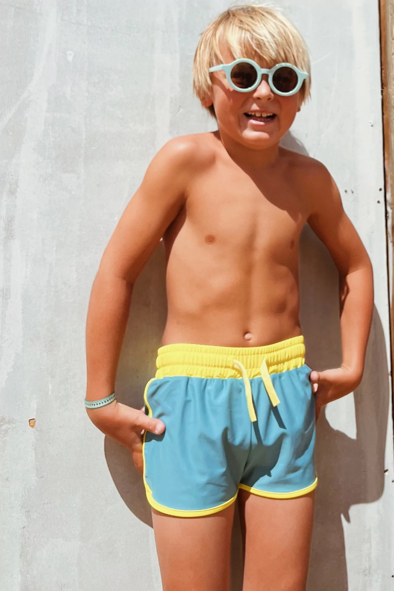 Baines Kiwi Kids UV Swim Short – Teal | Centre Commercial