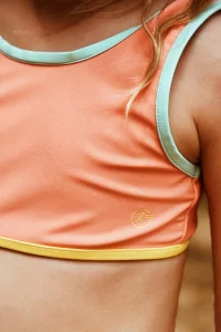 Kids Anti-UV Bikini Baïnes Withney – Peach | Centre Commercial