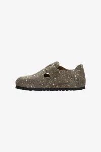 London The Artist Suede Sandals Birkenstock x SFTM – Taupe Splash | Centre Commercial