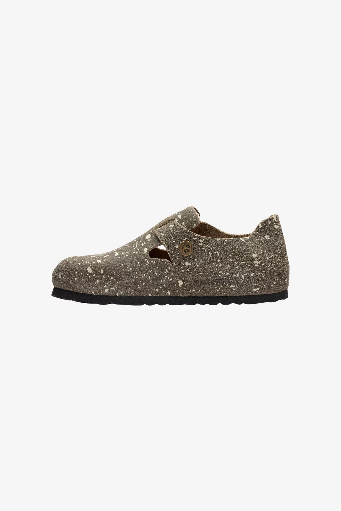 London The Artist Suede Sandals Birkenstock x SFTM – Taupe Splash | Centre Commercial