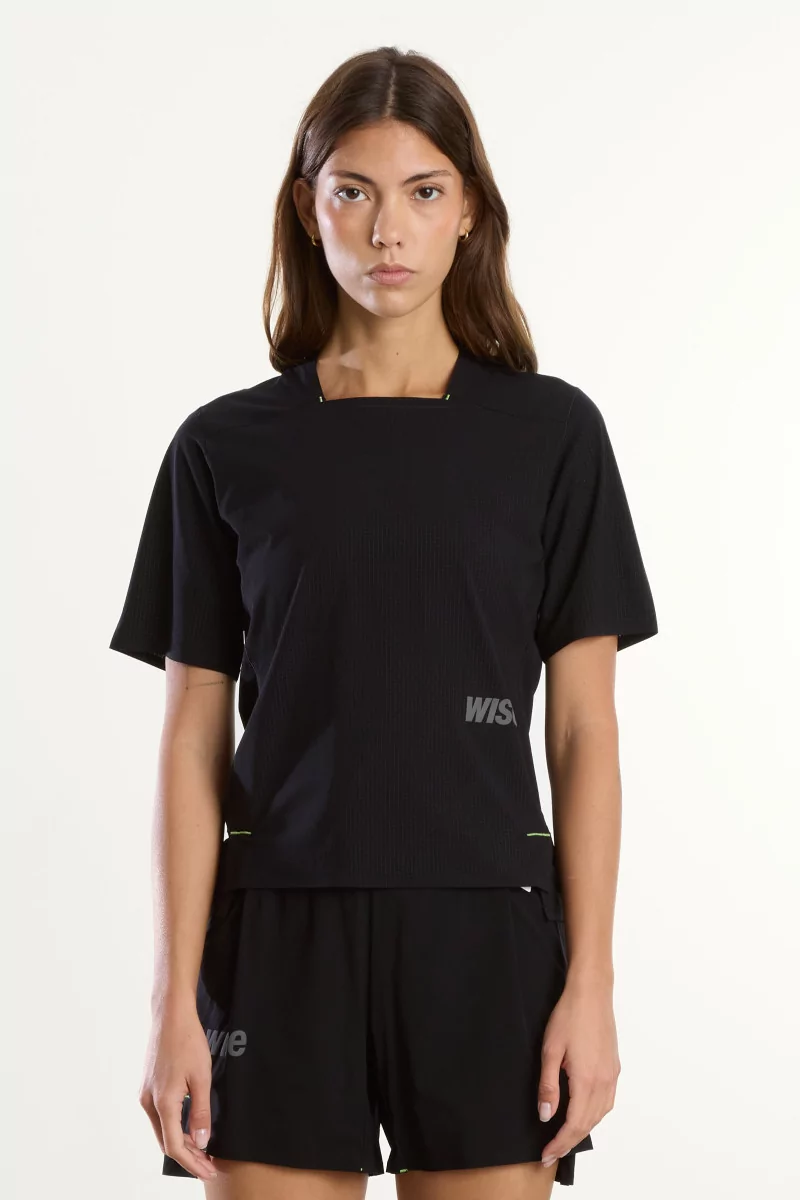 WISE T-shirt 230 Women Trail Running – Black | Centre Commercial