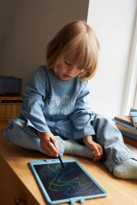 Zora LCD Drawing Board for Kids – Tiger Beach Blue | Centre Commercial