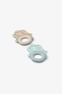 Rita Elephant Cooling Teether 2-Pack – Sandy Dove Blue | Centre Commercial