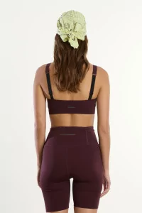 UNNA Good Place Bra – ECONYL® Sports Bra – Merlot | Centre Commercial