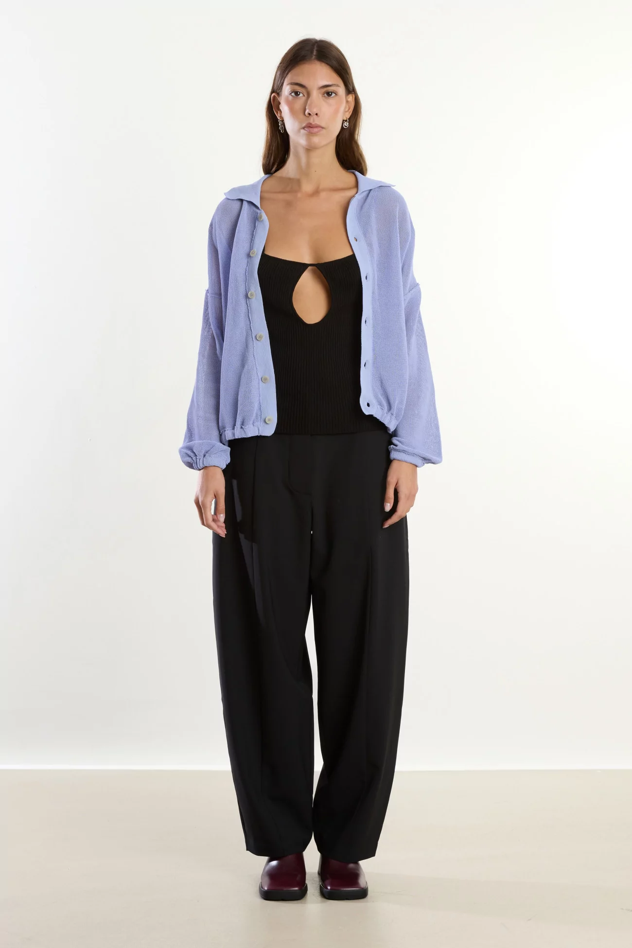 Cordera Tailored Barrel Pants Women – Black | Centre Commercial