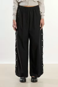 Baserange Part Pants Organic Cotton – Black | Centre Commercial