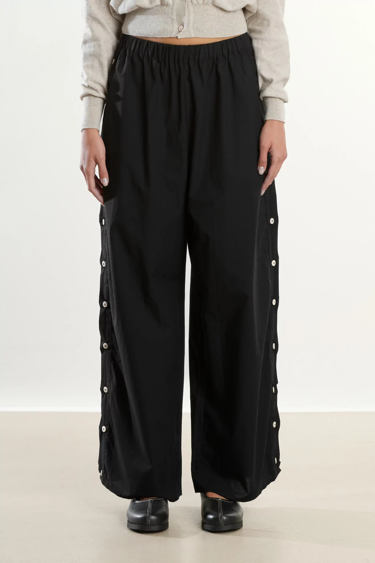 Baserange Part Pants Organic Cotton – Black | Centre Commercial
