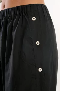 Baserange Part Pants Organic Cotton – Black | Centre Commercial