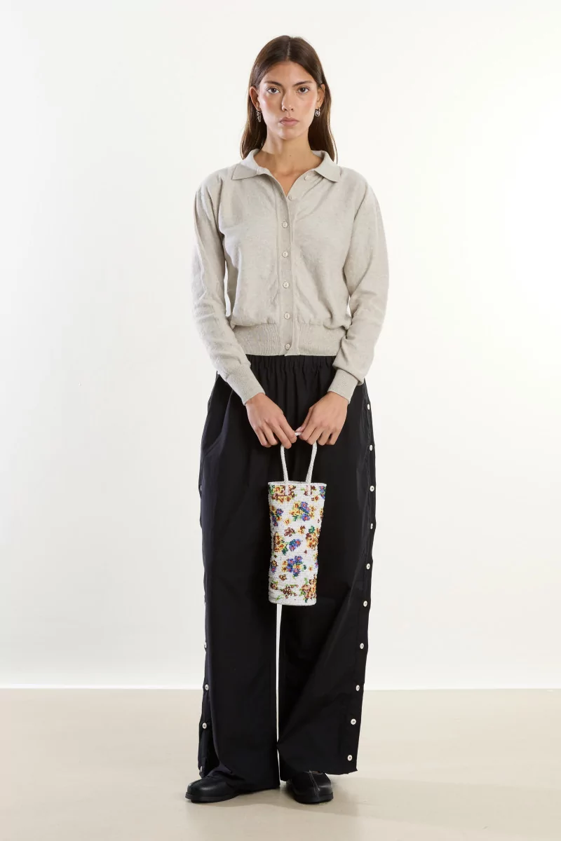 Pantalon Part Coton Bio Baserange – Black | Centre Commercial