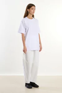 Marathon Runners Heavyweight Cotton T-Shirt Centre Commercial – White | Centre Commercial