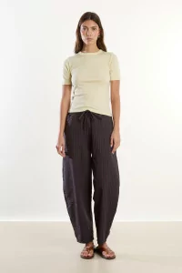 Merino Wool Jersey T-shirt Reuni – Beurre | Centre Commercial
