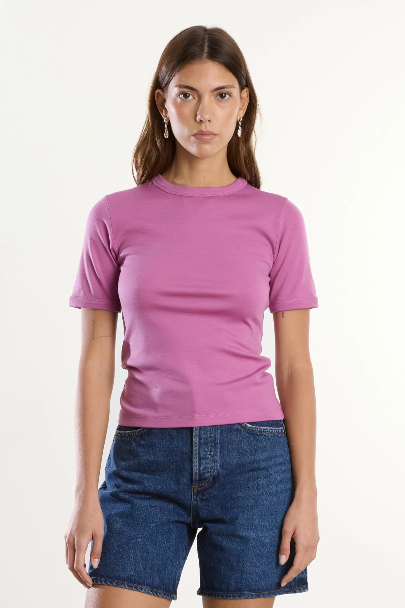 Merino Wool Jersey T-shirt Reuni – Cosmos | Centre Commercial
