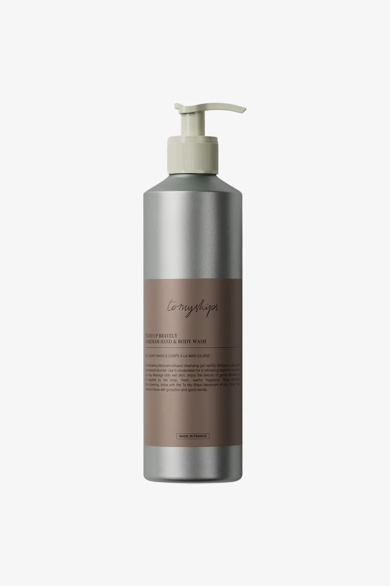 Gel Lavant Mains et Corps Marjolaine 375ml – To My Ships | Centre Commercial