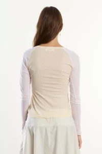 Women's Long Sleeve Switching Color T-Shirt Ernie Palo – Pink | Centre Commercial